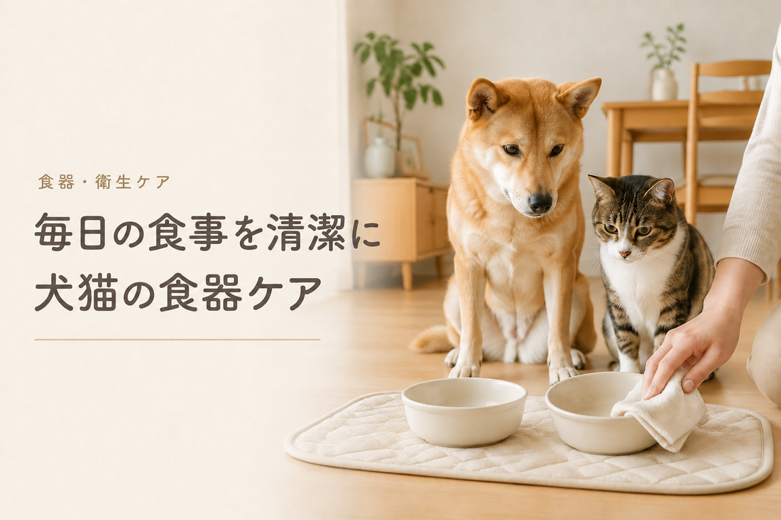 犬猫の食器のぬめり・ニオイ対策｜毎日続けたい清潔な洗い方