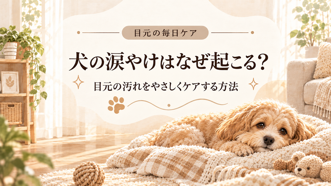 犬の涙やけはなぜ起こる？目元の汚れをやさしくケアする方法