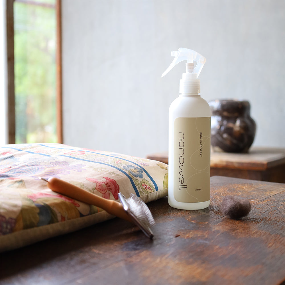 犬・猫の乾燥やニオイに。詰替用ケアスプレー300ml｜ナノウエル